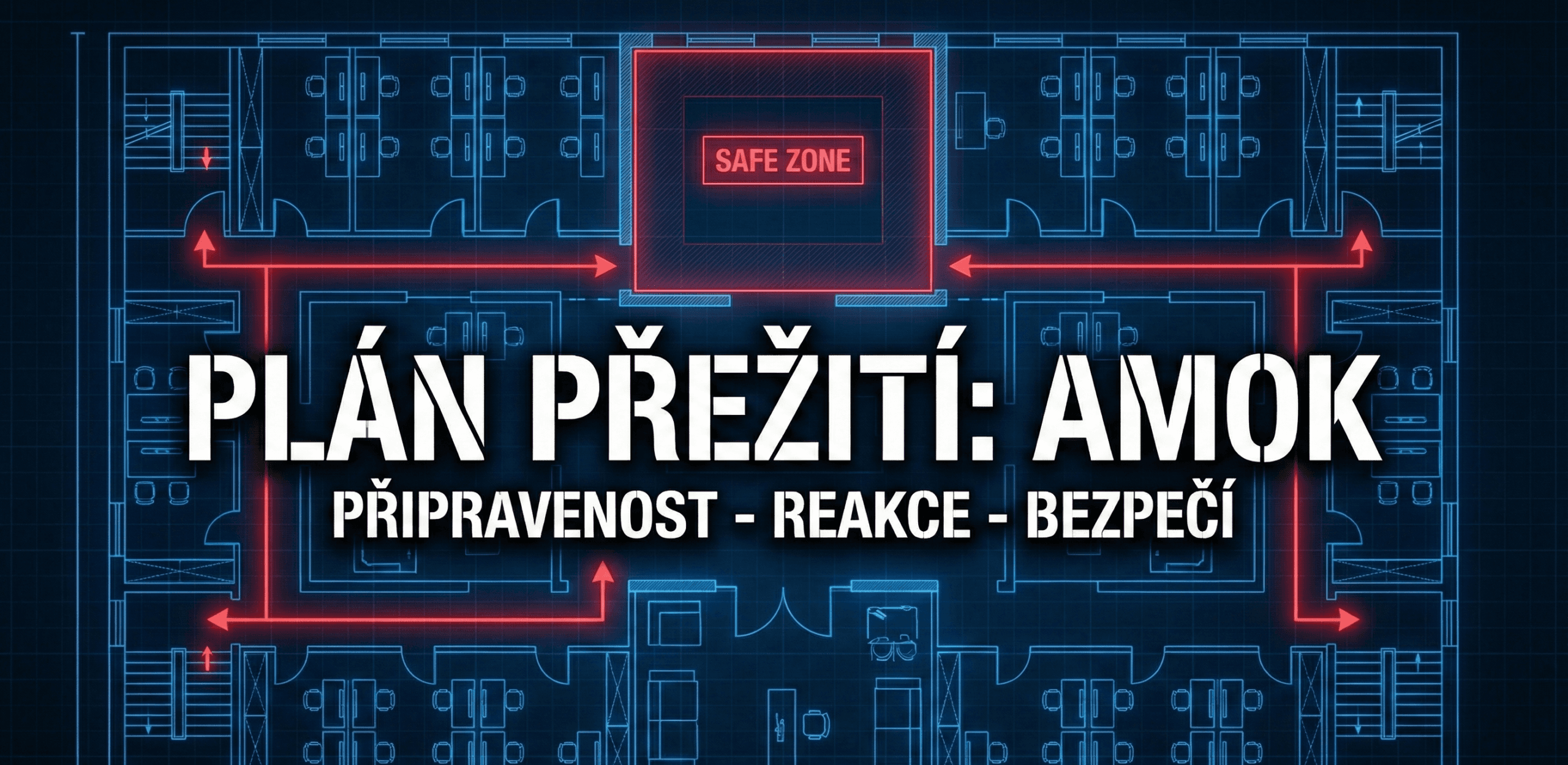 Aktivní útočník (AMOK) na pracovišti: Kompletní strategie přežití a prevence