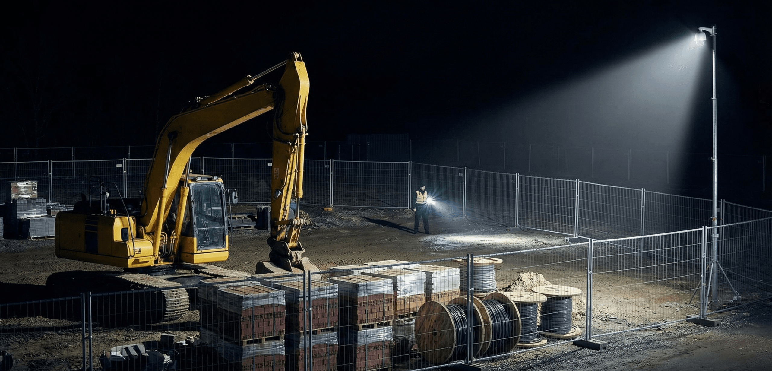 Krádeže na staveništích: Jak chránit bagry a materiál?