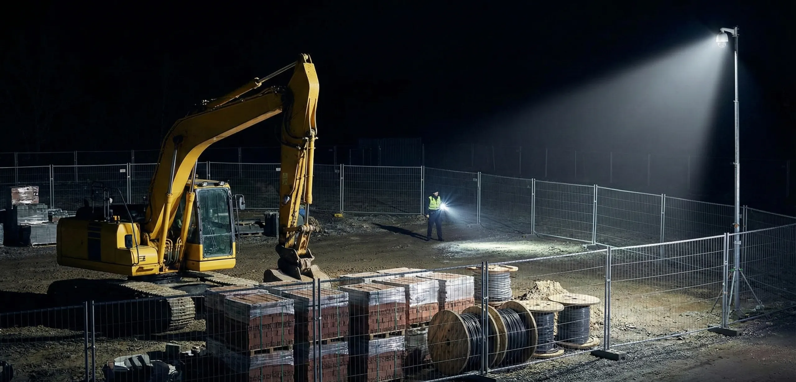 Krádeže na staveništích: Jak chránit bagry a materiál?