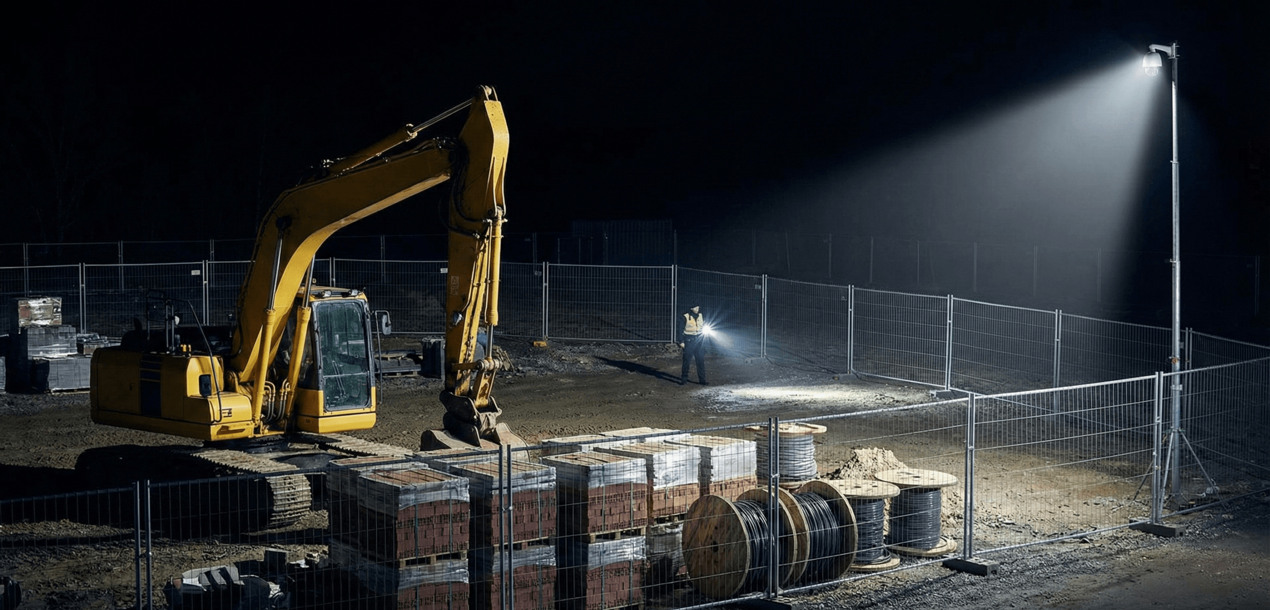 Krádeže na staveništích: Jak chránit bagry a materiál?