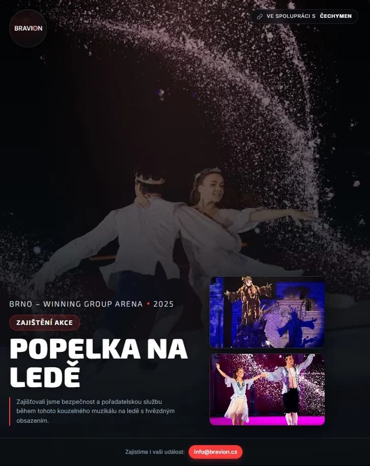 Realizace: Popelka na ledě - Brno